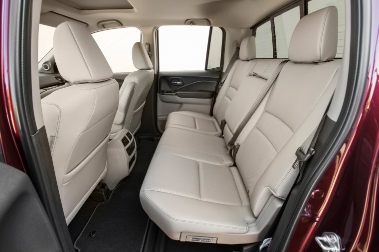 2017 Honda Ridgeline AWD Rear Seats Picture