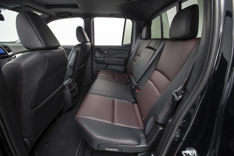 2017 Honda Ridgeline Black Edition AWD Rear Seats Picture