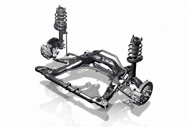 2017 Honda Ridgeline AWD Front Suspension Picture