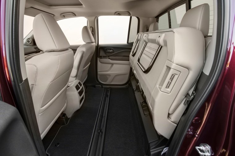 2018 Honda Ridgeline AWD Rear Seats Folded Picture