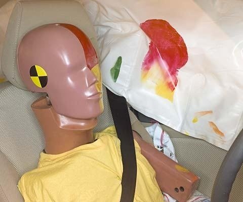 2012 Hyundai Accent Sedan IIHS Side Impact Crash Test Picture