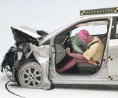 2012 Hyundai Accent Sedan IIHS Frontal Impact Crash Test Picture