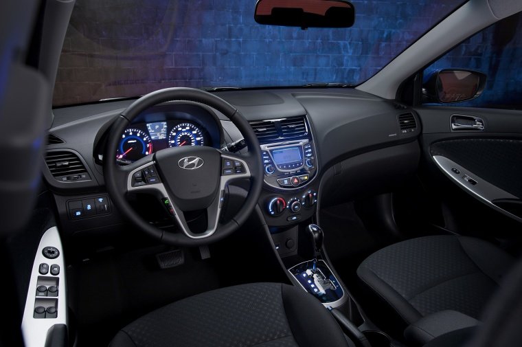 2013 Hyundai Accent Hatchback Cockpit Picture