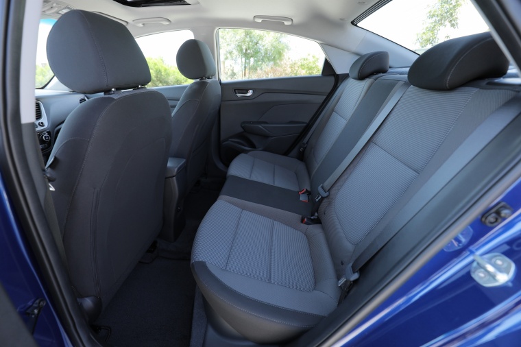 2018 Hyundai Accent Sedan Rear Seats Picture