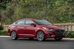 Picture of 2018 Hyundai Accent Sedan in Pomegranate Red
