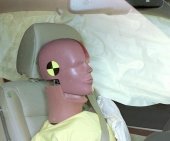 2012 Hyundai Santa Fe IIHS Side Impact Crash Test Picture