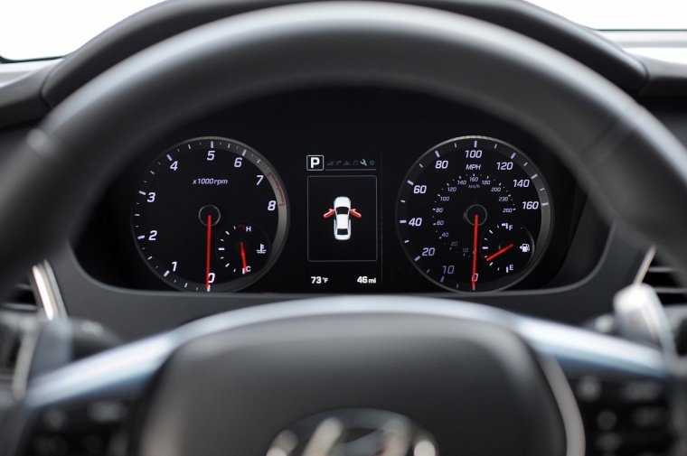 2015 Hyundai Sonata Sport 2.0T Gauges Picture