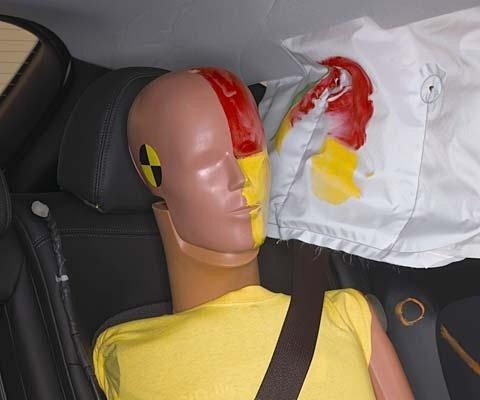 2012 Hyundai Tucson IIHS Side Impact Crash Test Picture