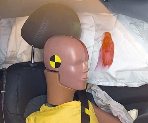 2013 Hyundai Tucson IIHS Side Impact Crash Test Picture
