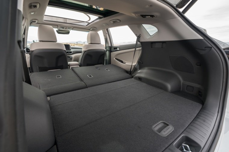 2019 Hyundai Tucson Trunk with Rear Seats Folded Picture
