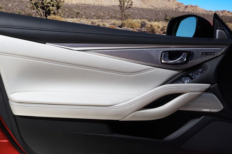 2017 Infiniti Q60 Coupe 3.0T Red Sport 400 Door Panel Picture