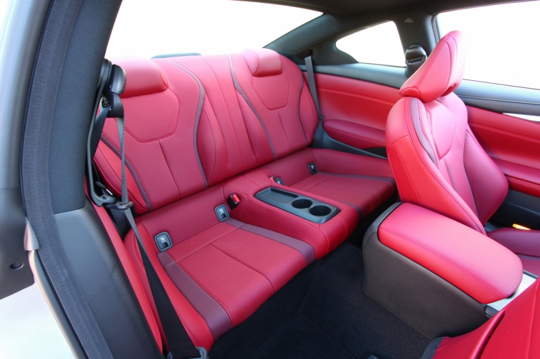 2018 Infiniti Q60 Coupe 3.0T Rear Seats Picture