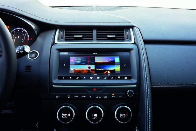 2018 Jaguar E-Pace P300 R-Dynamic AWD Center Stack Picture