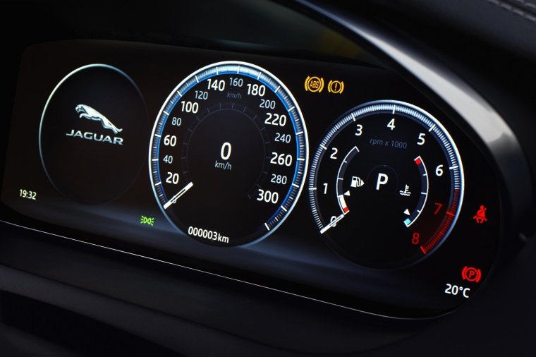 2020 Jaguar E-Pace P300 R-Dynamic AWD Gauges Picture
