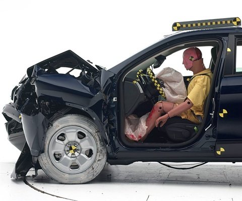 2014 Jeep Cherokee IIHS Frontal Impact Crash Test Picture