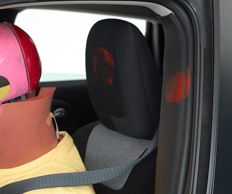 2015 Jeep Cherokee IIHS Frontal Impact Crash Test Picture