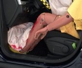 2015 Jeep Cherokee IIHS Frontal Impact Crash Test Picture