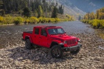 Picture of 2020 Jeep Gladiator Crew Cab Rubicon 4WD without front roof panel in Firecracker Red Clearcoat