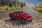 Picture of 2020 Jeep Gladiator Crew Cab Rubicon 4WD with windshield folded in Firecracker Red Clearcoat