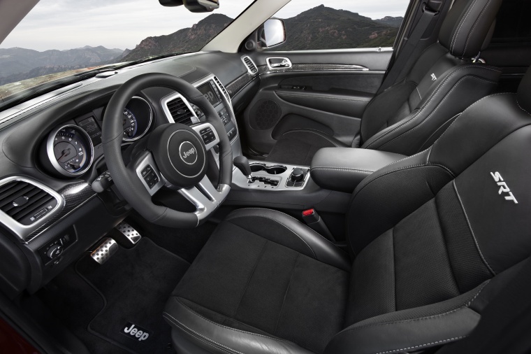 2012 Jeep Grand Cherokee SRT8 4WD Front Seats Picture