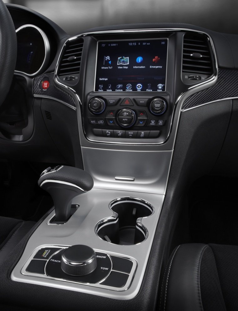 2016 Jeep Grand Cherokee SRT 4WD Center Stack Picture
