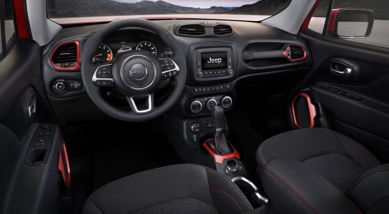 2017 Jeep Renegade Trailhawk 4WD Cockpit Picture