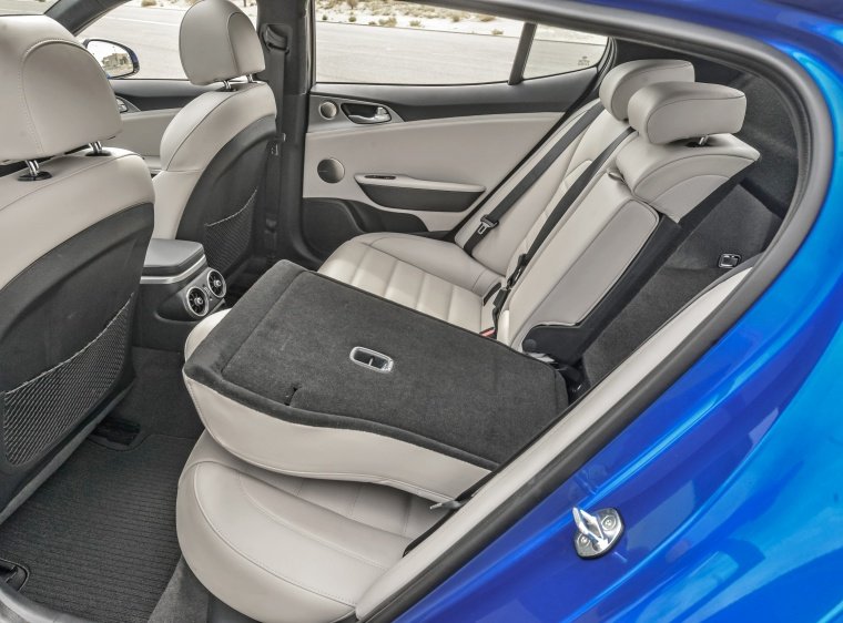 2018 Kia Stinger GT Rear Seats Folded Picture