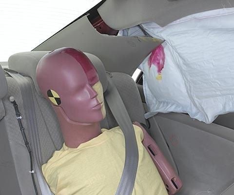 2012 Lexus ES 350 IIHS Side Impact Crash Test Picture