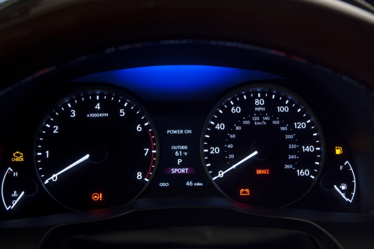 2013 Lexus ES 350 Sedan Gauges Picture