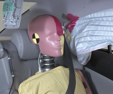 2011 Lexus GS Sedan IIHS Side Impact Crash Test Picture