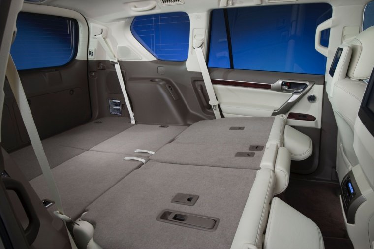 2012 Lexus GX460 Rear Seats Folded Picture