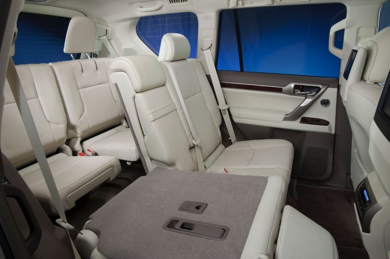 2013 Lexus GX460 Rear Seats Folded Picture