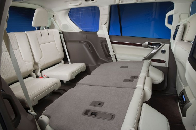 2013 Lexus GX460 Rear Seats Folded Picture