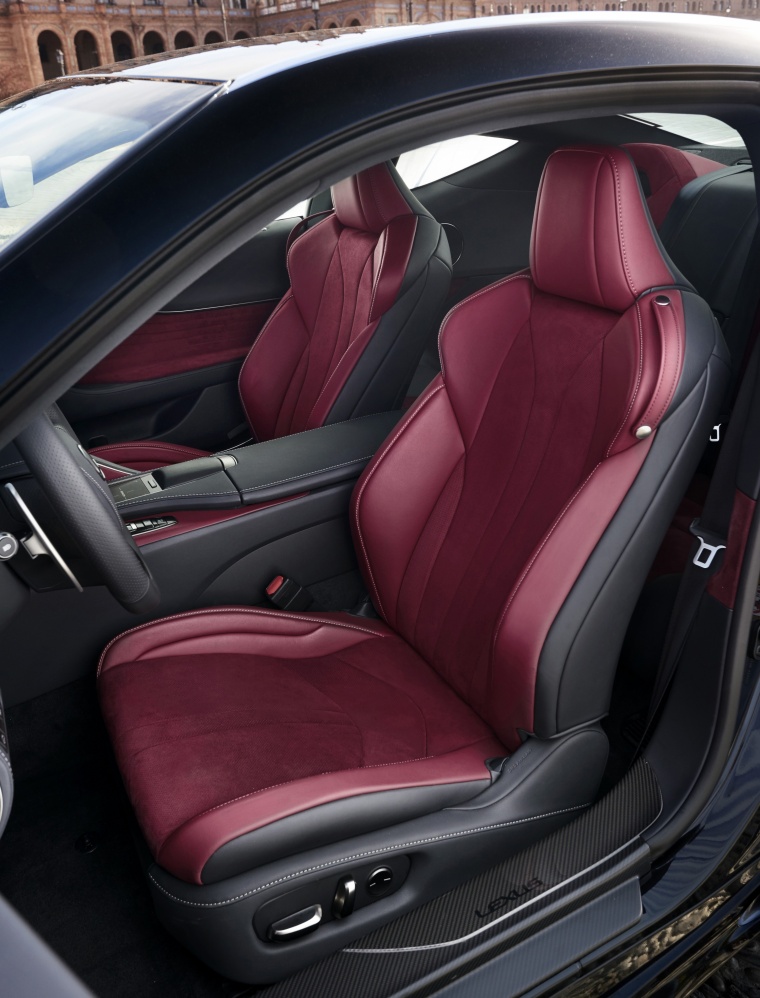 2018 Lexus LC 500h Coupe Front Seats Picture