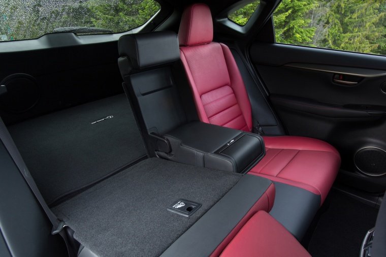2015 Lexus NX200t F-Sport Rear Seats Folded Picture