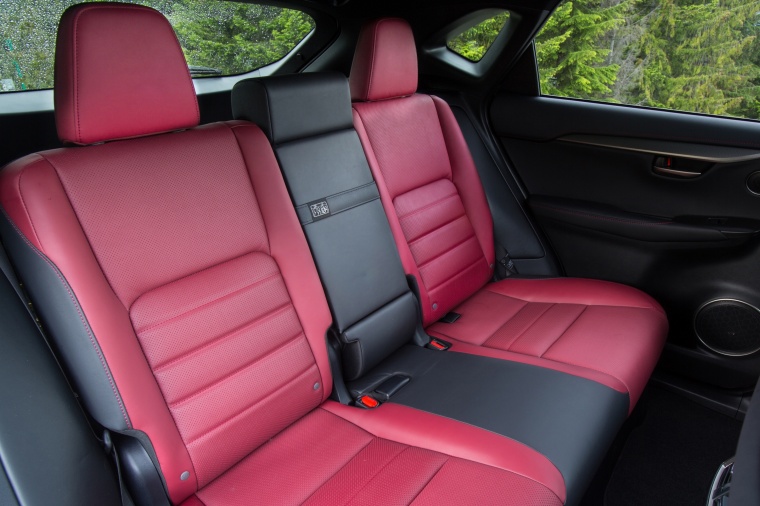 2017 Lexus NX200t F-Sport Rear Seats Picture