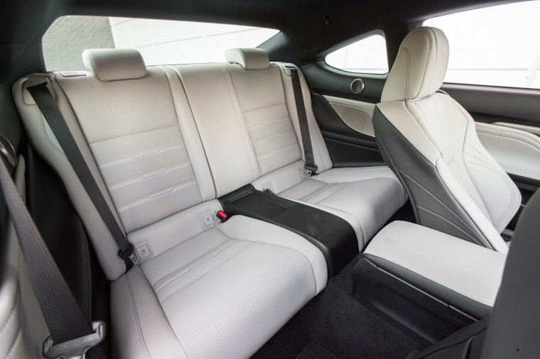 2015 Lexus RC350 F-Sport Rear Seats Picture