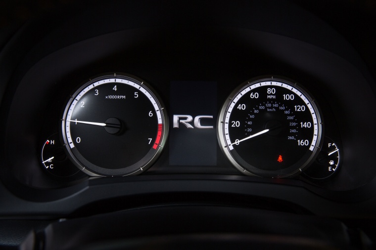 2015 Lexus RC350 F-Sport Gauges Picture