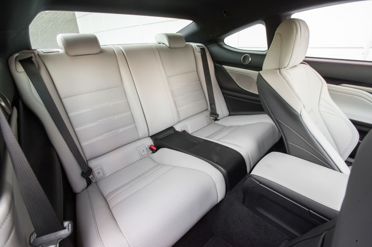 2016 Lexus RC350 F-Sport Rear Seats Picture