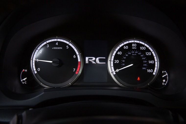 2016 Lexus RC350 F-Sport Gauges Picture