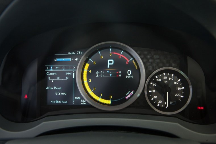 2016 Lexus RC-F Gauges Picture