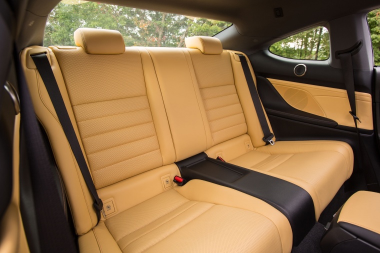 2017 Lexus RC350 F-Sport Rear Seats Picture