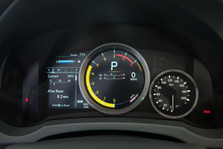 2017 Lexus RC-F Gauges Picture