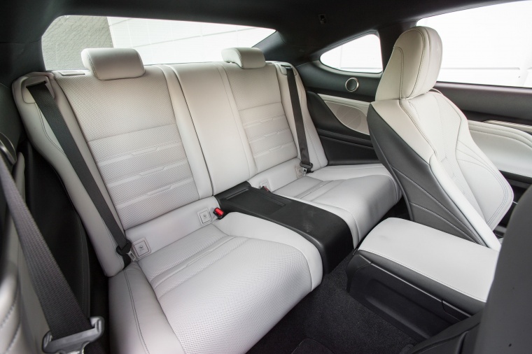 2018 Lexus RC350 F-Sport Rear Seats Picture