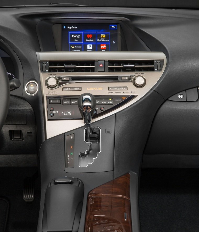 2013 Lexus RX350 Center Stack Picture
