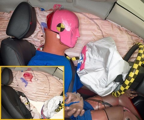 2016 Mazda CX-3 IIHS Frontal Impact Crash Test Picture