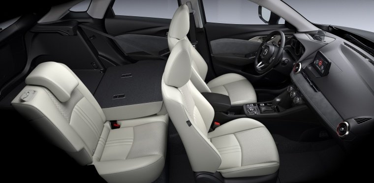 2019 Mazda CX-3 Interior with Rear Seat Folded Picture