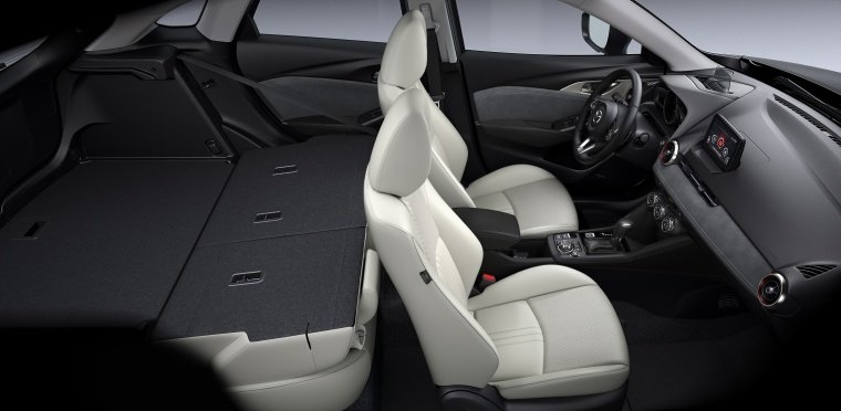 2019 Mazda CX-3 Interior with Rear Seats Folded Picture