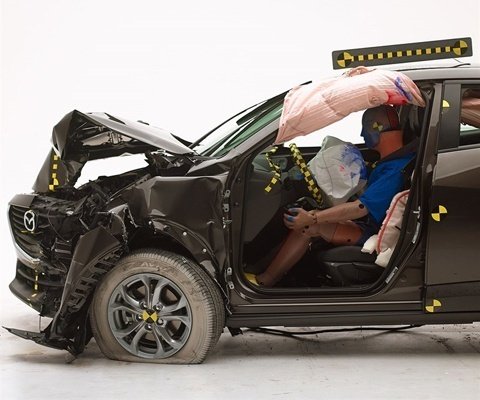 2019 Mazda CX-3 IIHS Frontal Impact Crash Test Picture