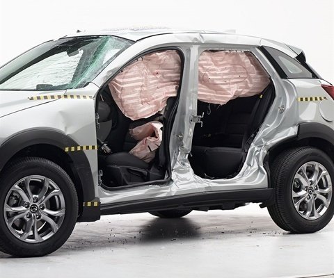 2019 Mazda CX-3 IIHS Side Impact Crash Test Picture